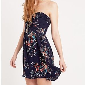 Kimchi Blue Dresses - urban outfitters strapless floral dress Kimchi Blue Dresses - urban outfitters strapless floral dress